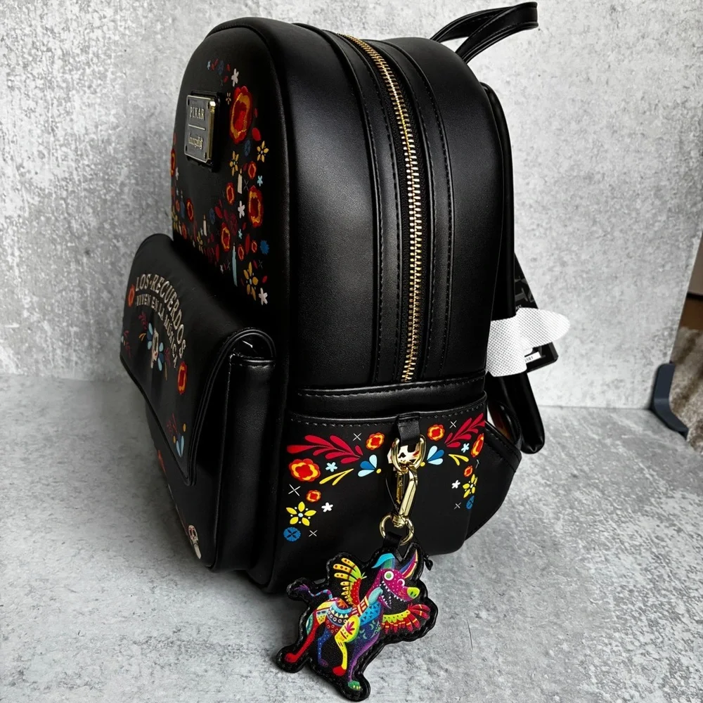 Loungefly Disney Pixar CoCo Floral Mini Backpack NWT